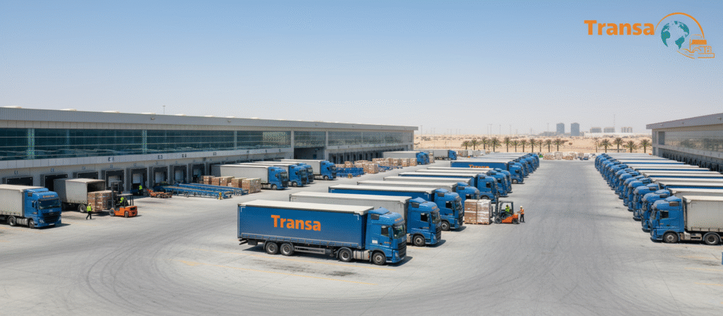 الشحن البري داخل السعودية